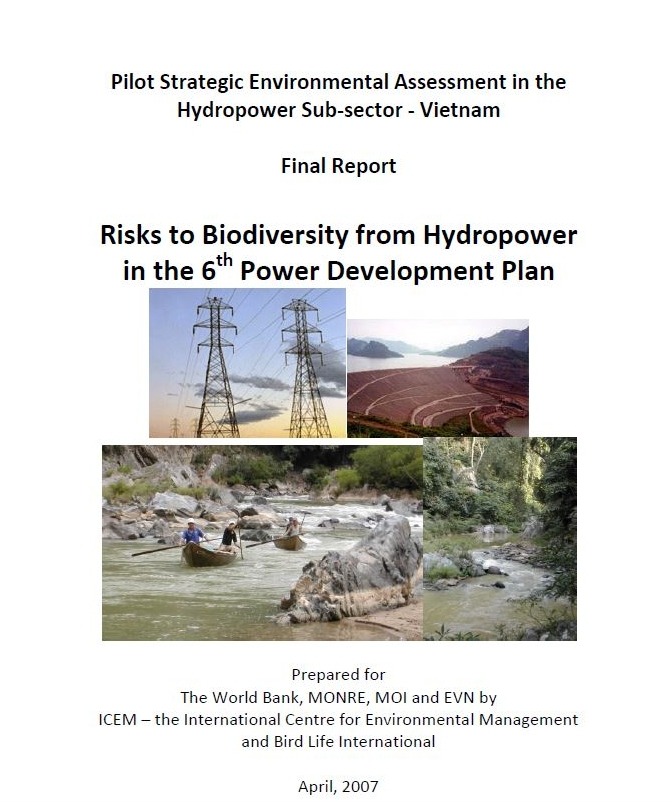 Risks to Biodiversity from Hydropower in the 6th Power Development Plan