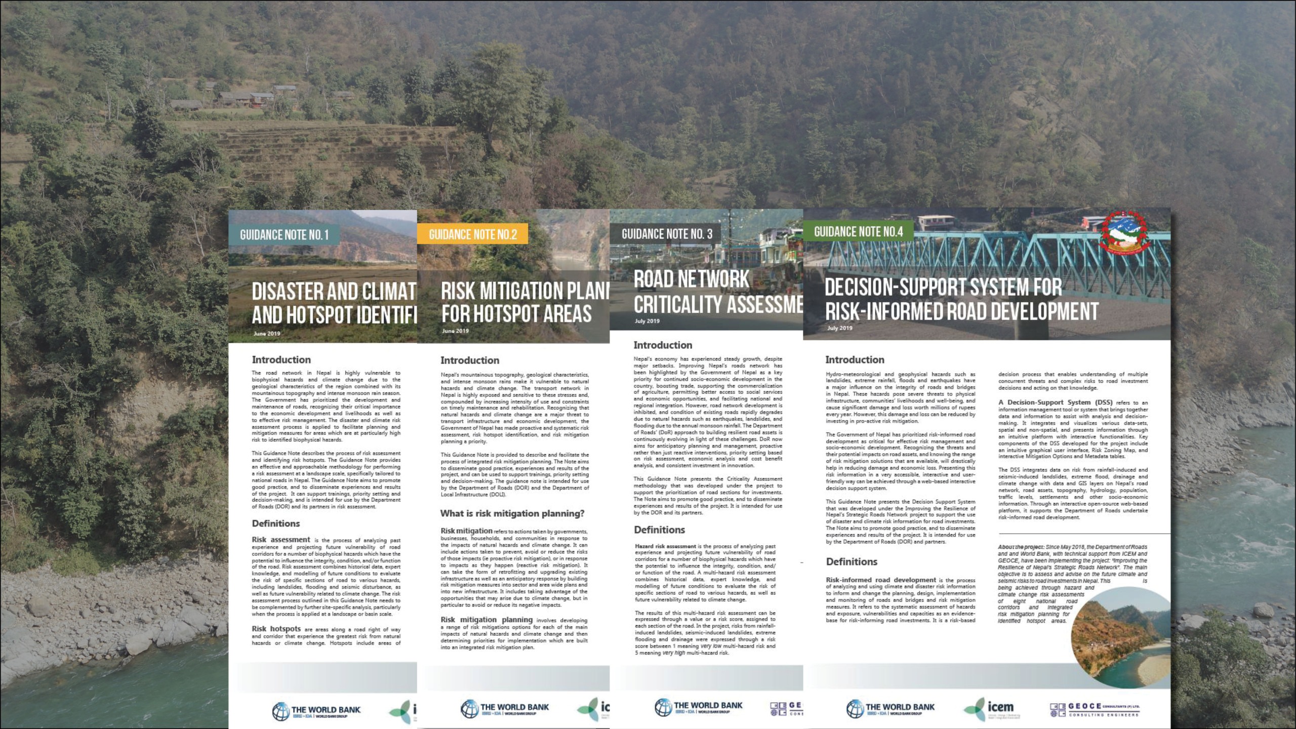 Geohazard risk management and resilient road asset management in Nepal – Guidance notes